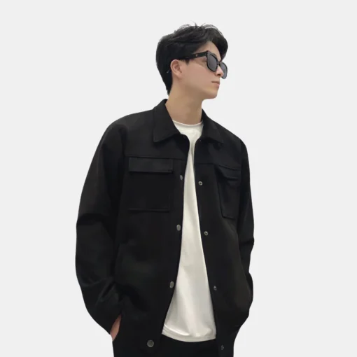 Áo Khoác Dạ Nam Trần Bông Cao Cấp Túi Hộp Phong Cách Hàn Quốc - Ảnh 7