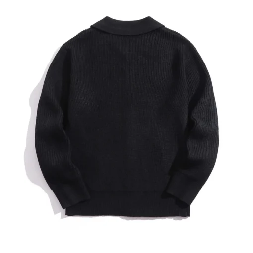 Áo Khoác Len Cardigan Len Lông Thỏ Nam Nữ Màu Trơn Cao Cấp Dáng Rộng - Ảnh 6