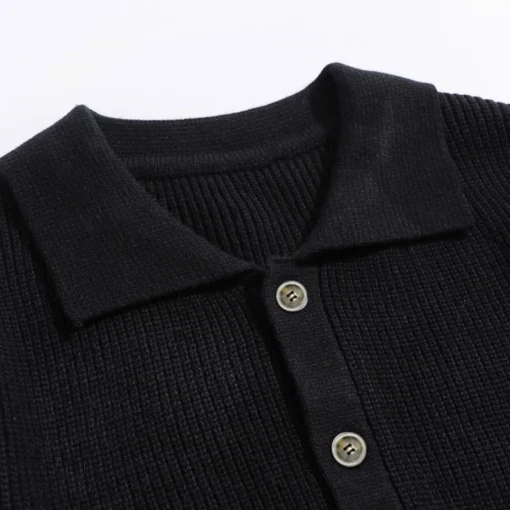 Áo Khoác Len Cardigan Len Lông Thỏ Nam Nữ Màu Trơn Cao Cấp Dáng Rộng - Ảnh 5